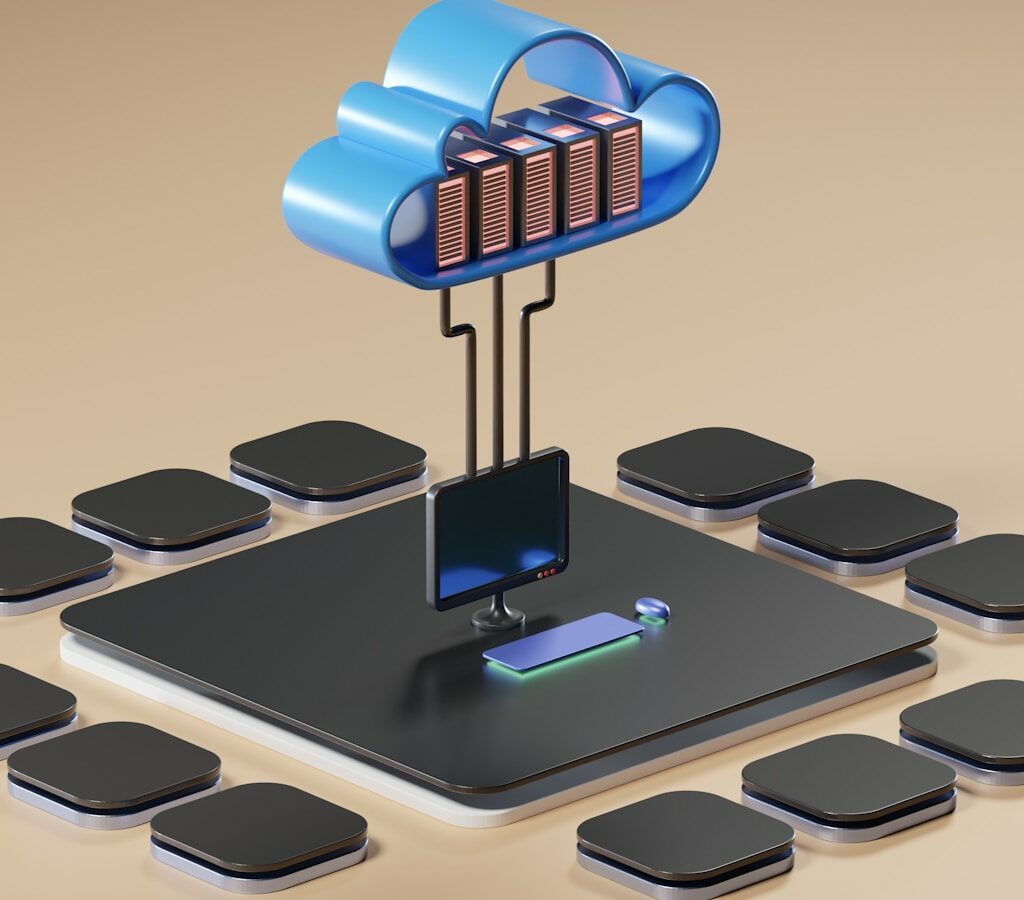 diagram representing cloud storage, disadvantage of using the cloud for data storage